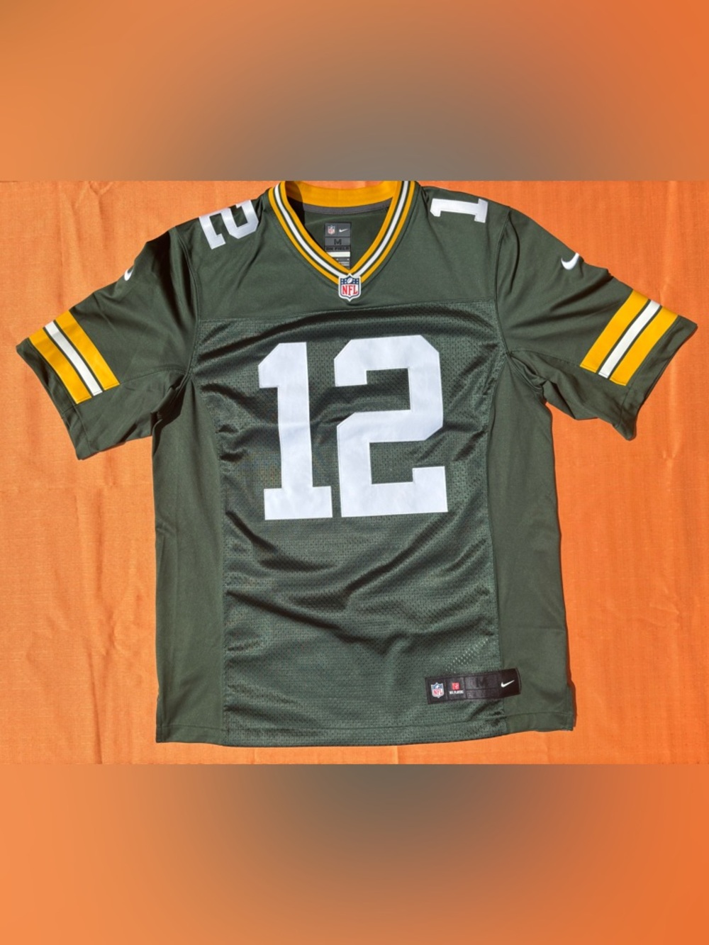 Nike NFL Green Bay Packers Aaron Rodgers #12 jersey adult size medium